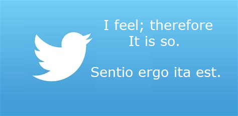 Sentio ergo ita est